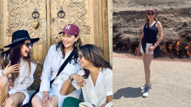 Malaika Arora and Aditi Govitrikar Having a Magical Time In Baku