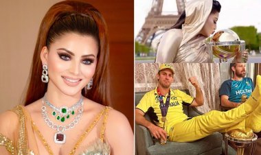 Urvashi Rautela criticized Marsh for disrespecting the World Cup 2023 Trophy
