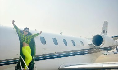 Urvashi Rautela Takes Flight: Inside the Glamorous World of Her Private Plane Diaries