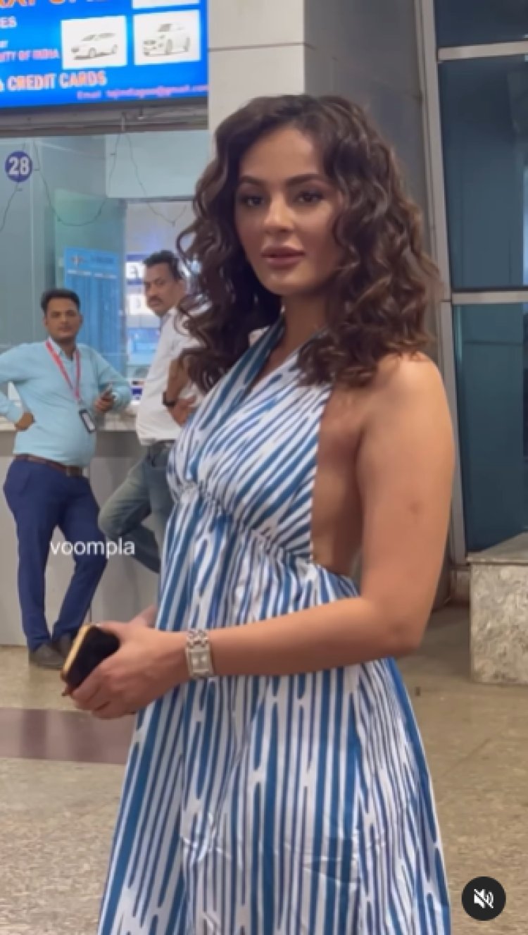 Seerat Kapoor Arrives In Goa To Attend Rakulpreet And Jackky's Wedding