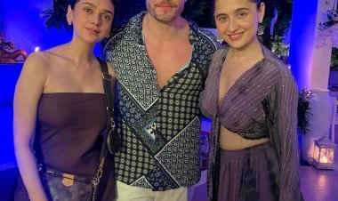 Mr. Cartwright shows off his adorable side as he celebrates the success bash with the Heeramandi Cast